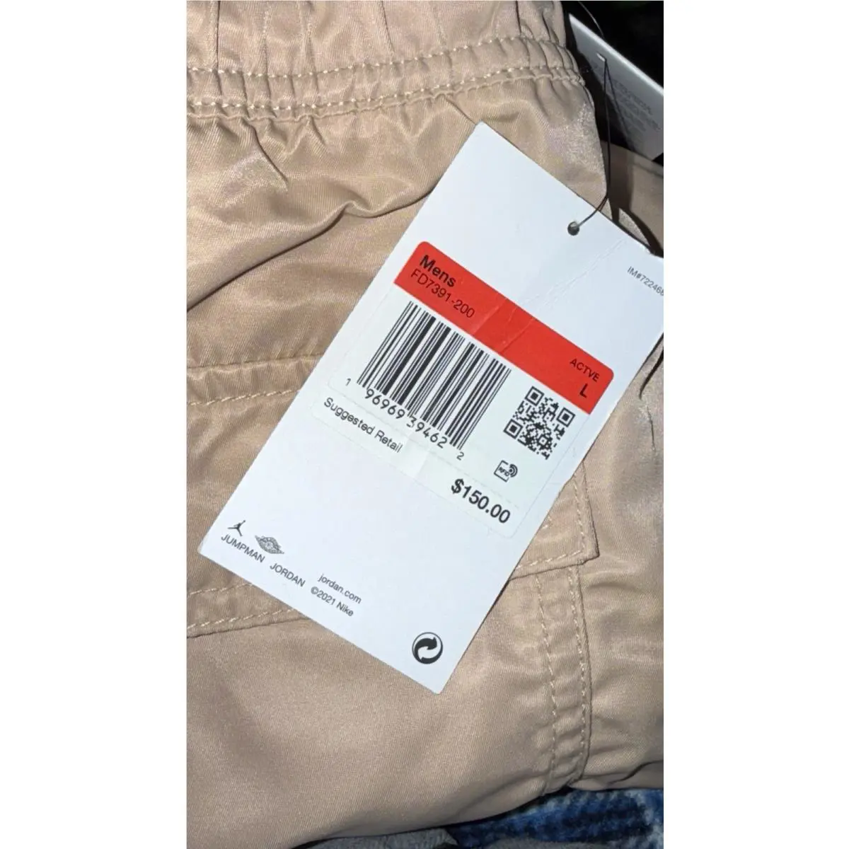 Nike clothing - Jordan Flight Heritage Pants - Flight Heritage Pants - FD7391 200 - Brown (UPC: 0196969394622) 7