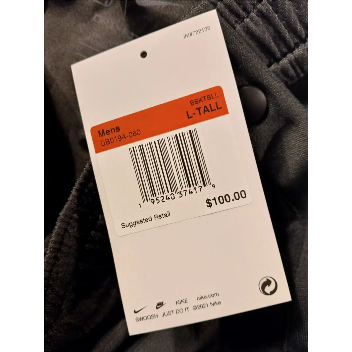 Nike clothing - Nike Dri-Fit DB0194-060 - DB0194-060 - Black (UPC: 195240374179) 3