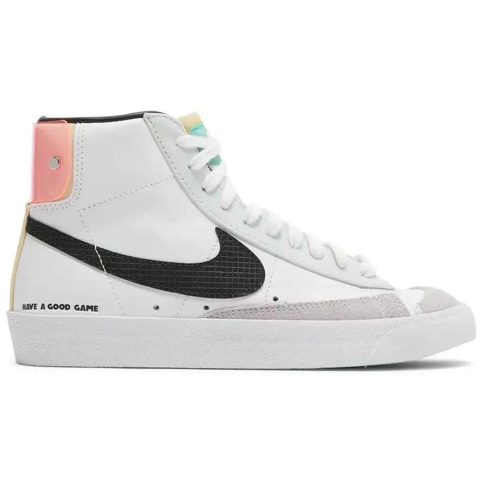 Nike Blazer Mid `77 Have A Good Game White Black DO2331-101 Women`s 5.5 - White
