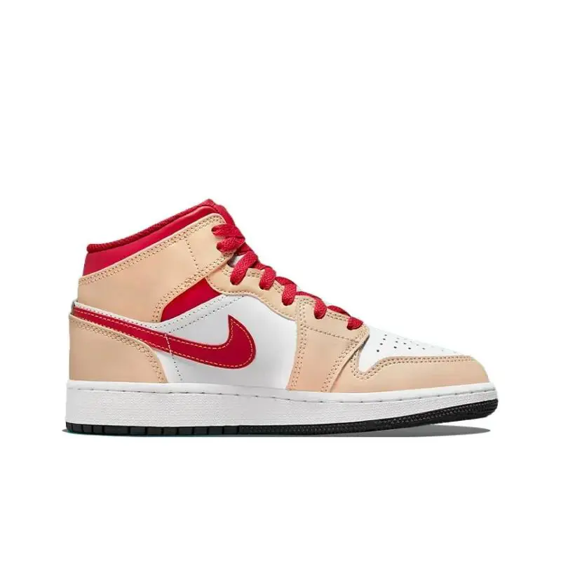 Nike shoes - Jordan Air 1 Mid GS - Beige 0
