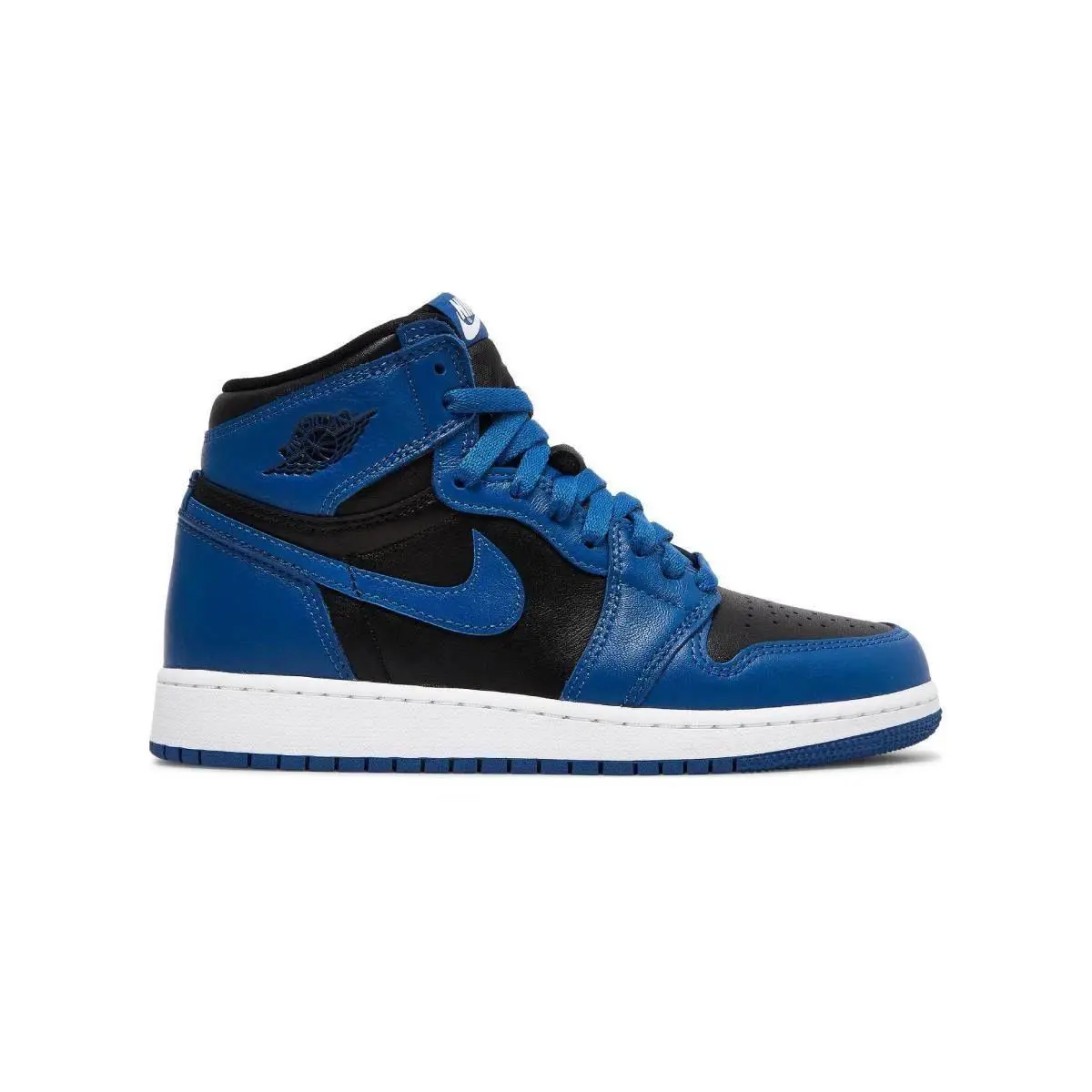 Nike Air Jordan 1 Retro High OG GS Black/blue/white 575441-404 Youth Size 6y - Blue