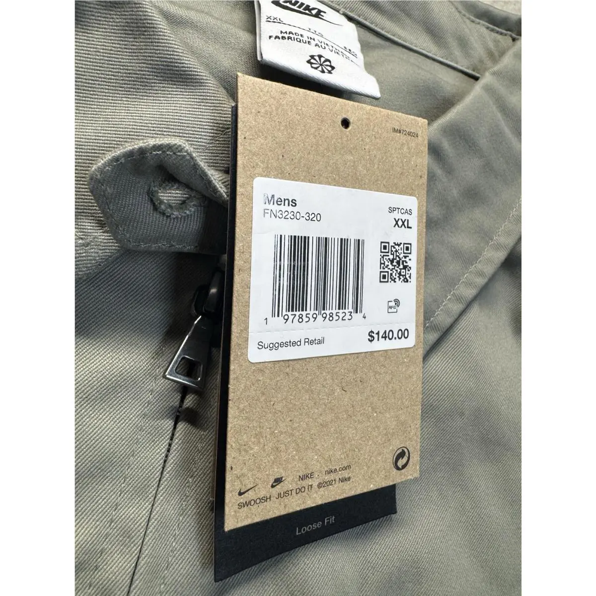 Nike clothing - FN3230320 - FN3230320 - Gray 3