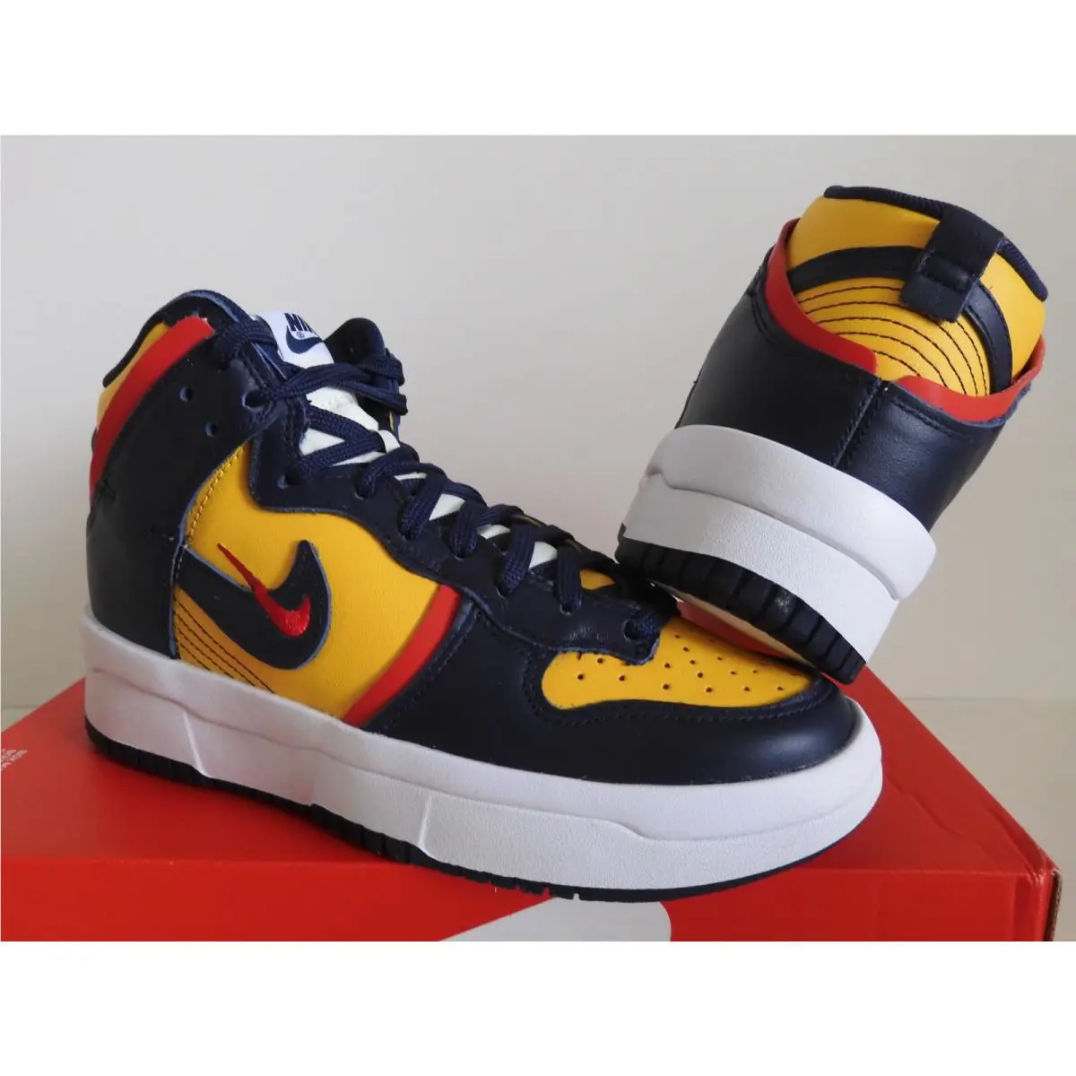 Nike shoes - Nike Dunk High - Dunk High - Yellow (UPC: 195238102647) 1