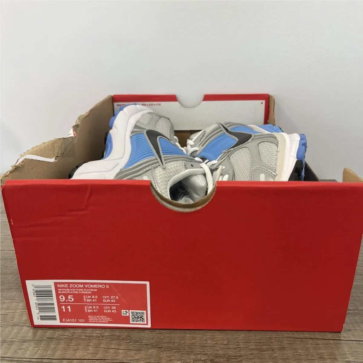 Nike shoes - Nike Zoom Vomero 5 - Zoom Vomero - FJ4151-101 - Blue (UPC: 197862845884) 6
