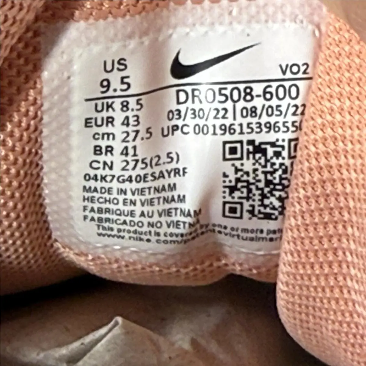 Nike shoes - Nike Air NOCTA - Air NOCTA - DR0508-600 - Pink 6