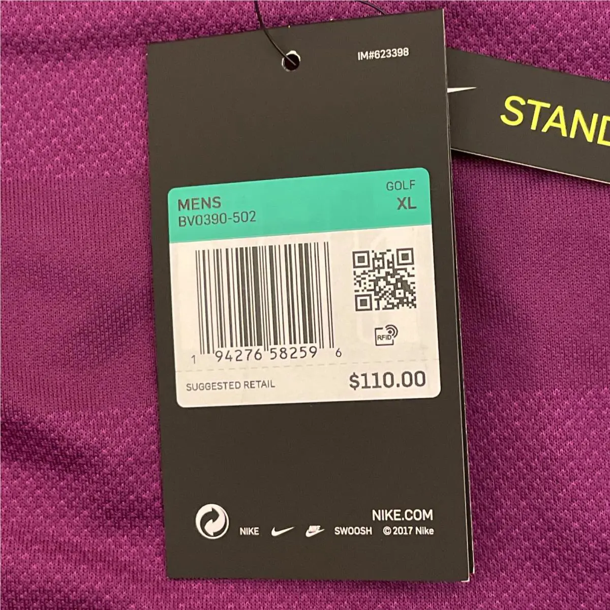 Nike clothing - BV0390-502 - BV0390-502 - Vivid Purple (UPC: 0194276582596) 8