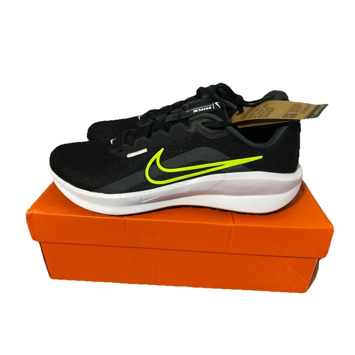 Men Nike Downshifter 13 FD6454-007 Black/volt/anthracite/white Sz 11.5 Men