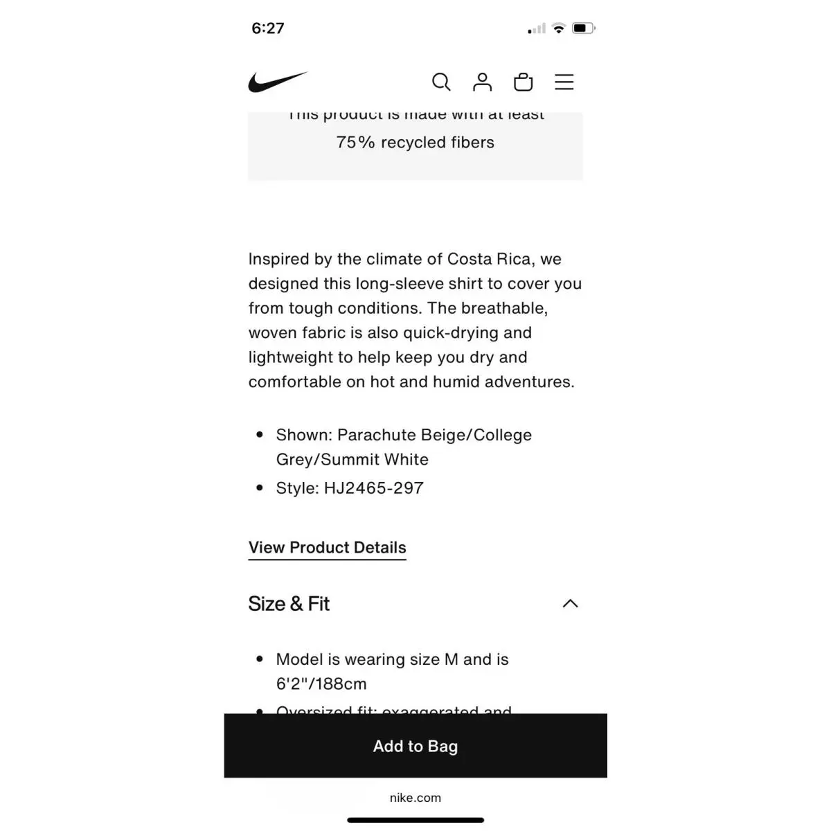 Nike clothing - Nike ACG “Orb Weaver” Dri-FIT ADV - HJ2465-297 - Parachute Beige 19