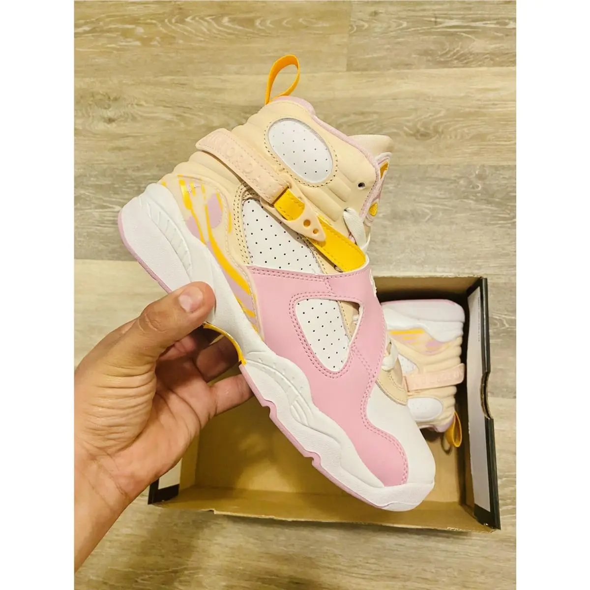 Nike shoes - Air Jordan 8 Retro (GS) - 580528-816 - Pink (UPC: 194956642022) 8