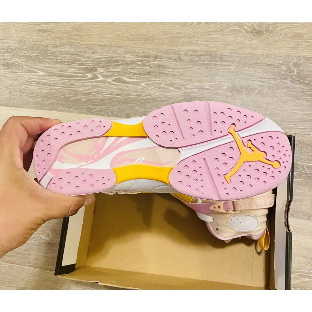Nike shoes - Air Jordan 8 Retro (GS) - 580528-816 - Pink (UPC: 194956642022) 9