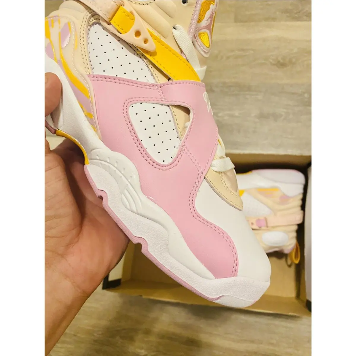 Nike shoes - Air Jordan 8 Retro (GS) - 580528-816 - Pink (UPC: 194956642022) 7