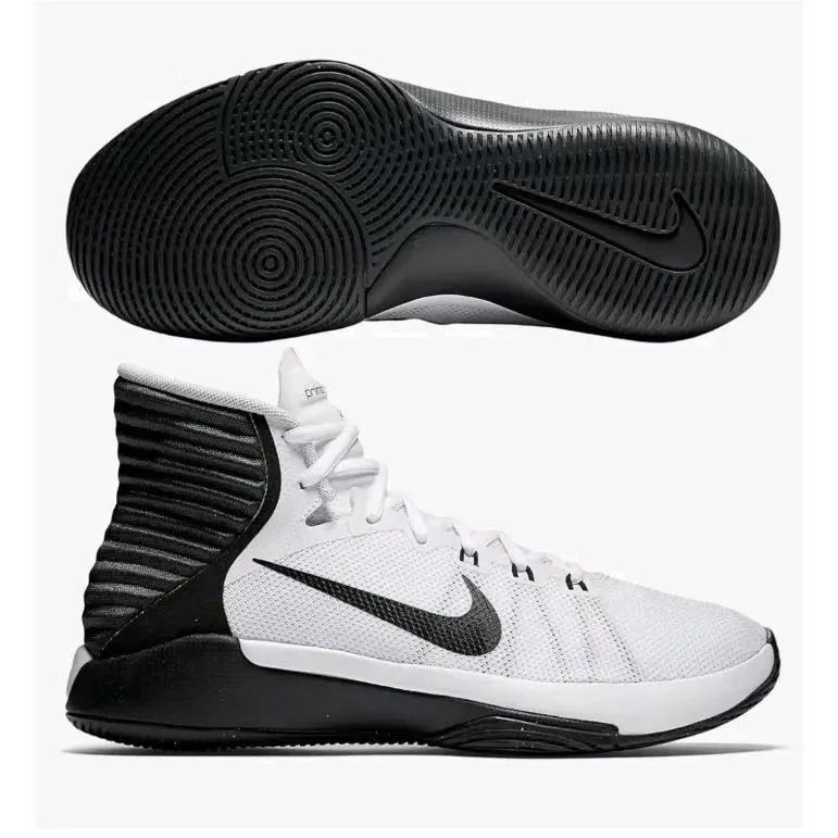 Nike Prime Hype DF Womens Size 9.5 Basketball Sneakers White Black