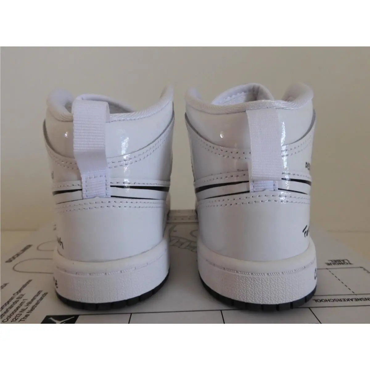 Nike shoes - Air Jordan 1 Mid - Air Mid - White (UPC: 195866444713) 2