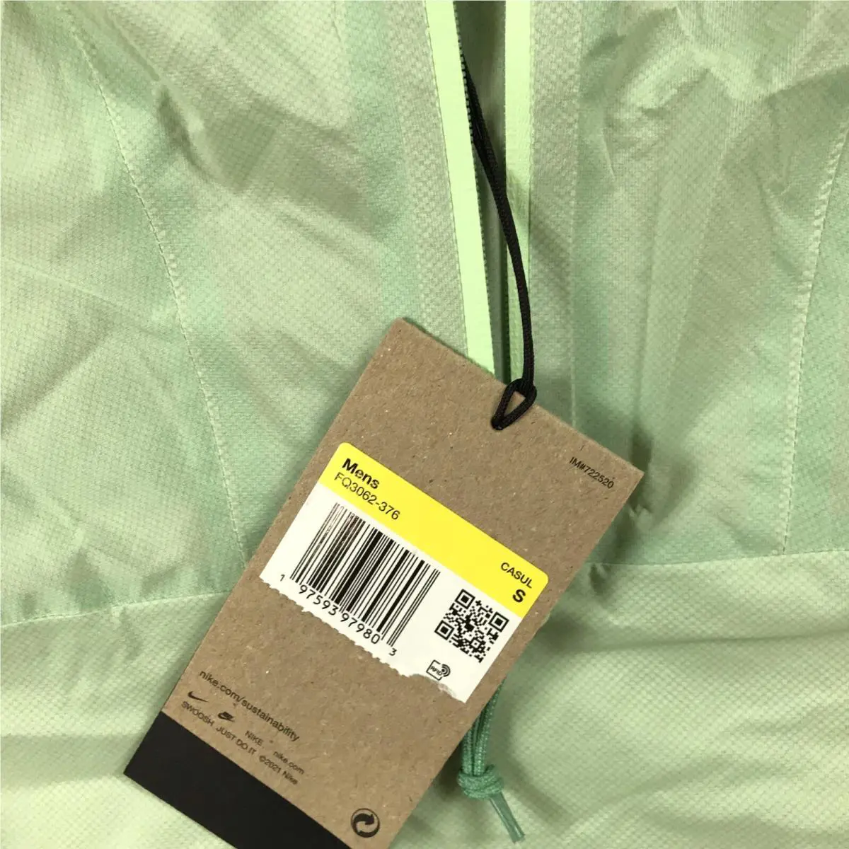 Nike clothing - Nike ACG Trail Snacks Storm Fit Jacket - Green (UPC: 197593979803) 1