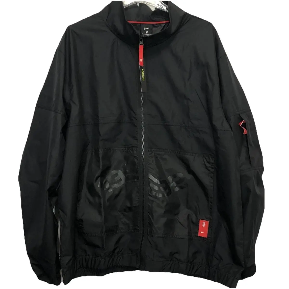 Kyrie Irving  1992 Windbreaker Basketball Zip Black Game Jacket Men Size XL by Nike