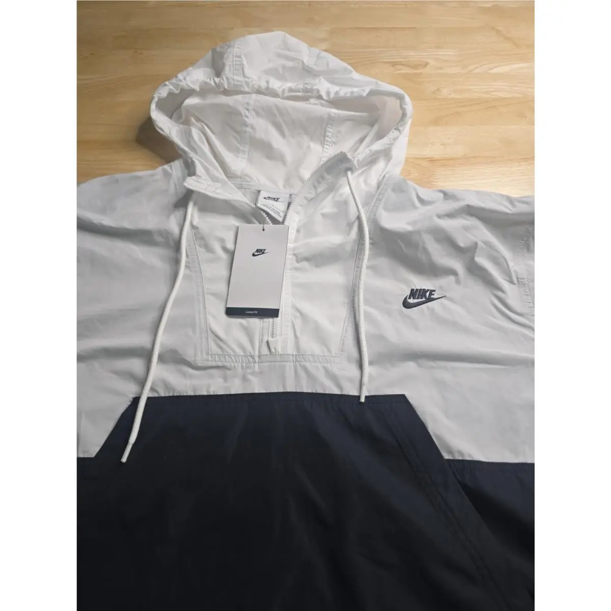 Nike clothing - Nike Club Marina Anorak Jacket - HJ1957-025 - Black (UPC: 197859174935) 2