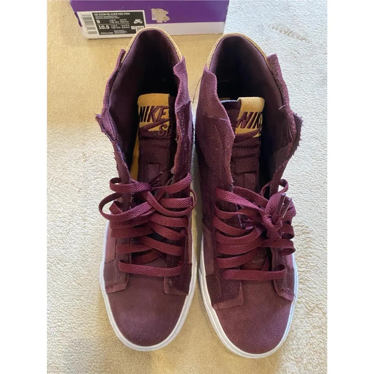 Nike shoes - Nike Blazer - Blazer - DV7898-600 - Night Maroon Brown 0
