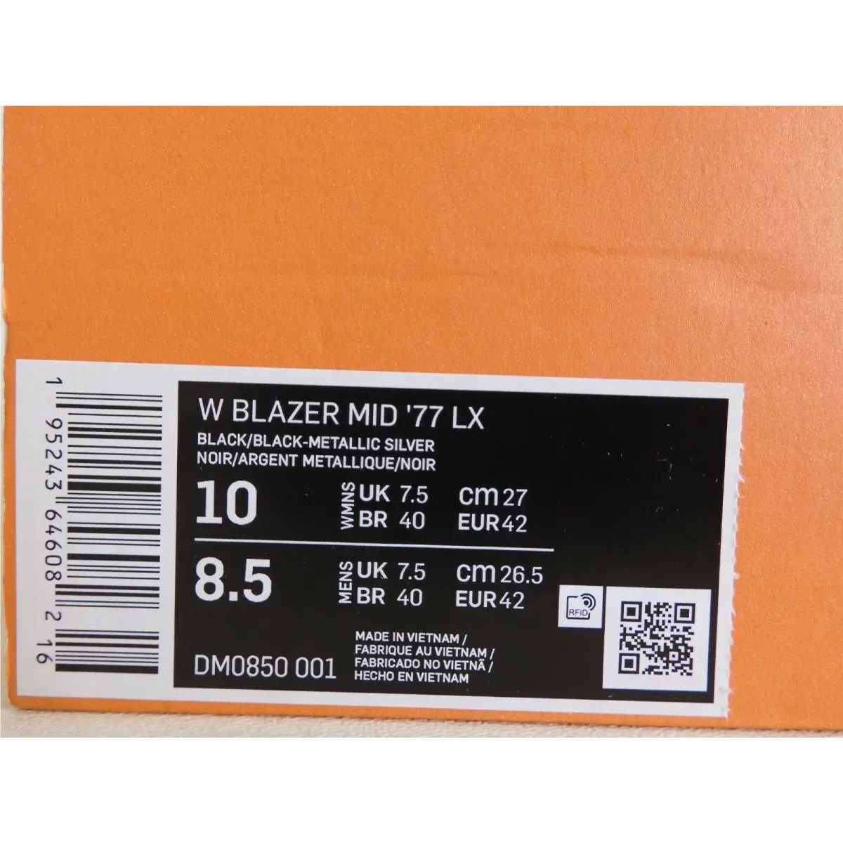 Nike shoes - Nike Blazer Mid - Blazer Mid - Black (UPC: 195243646082) 3