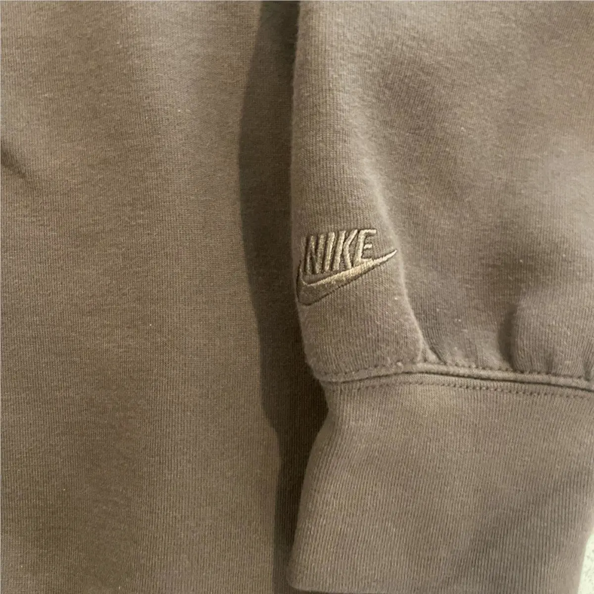 Nike clothing - Nike Tech Men`s Fleece Half-Zip Top - FZ7568-237 - Brown 2