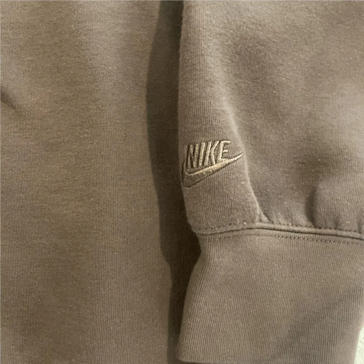 Nike clothing - Nike Tech Men`s Fleece Half-Zip Top - FZ7568-237 - Brown 2