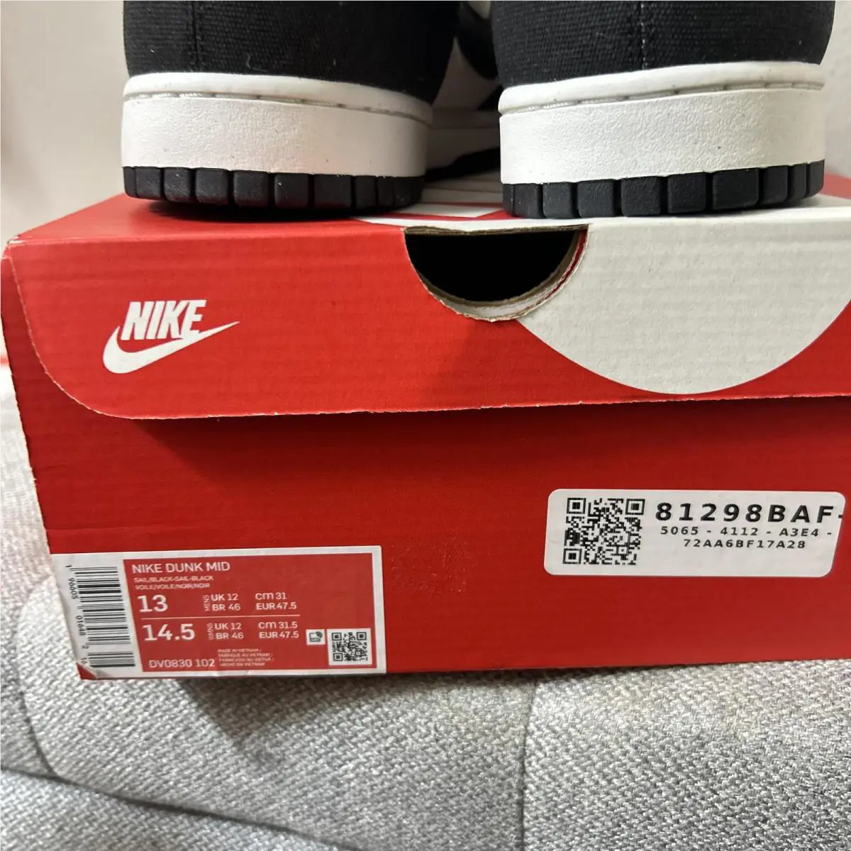 Nike shoes - Nike Dunk Mid - Dunk Mid - DV0830-102 - Black 1