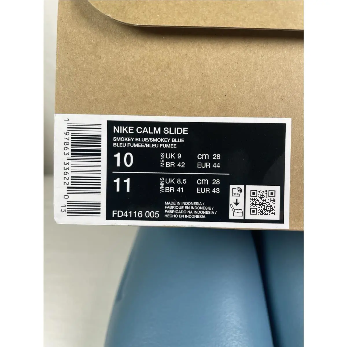 Nike shoes - Nike Calm Slides - Calm Slides - Blue 0