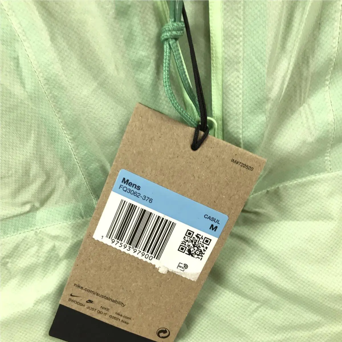Nike clothing - Nike ACG Trail Snacks Storm Fit Jacket - Green (UPC: 197593979001) 1