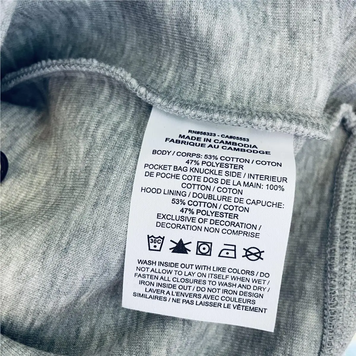 Nike clothing - Dark Grey Heather/Black 9