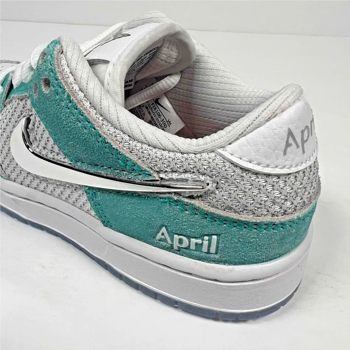 Nike shoes - Nike Dunk SB - Dunk - FZ6106-300 - Turbo Green/Metallic Silver/Turbo Green (UPC: 196975971442) 12