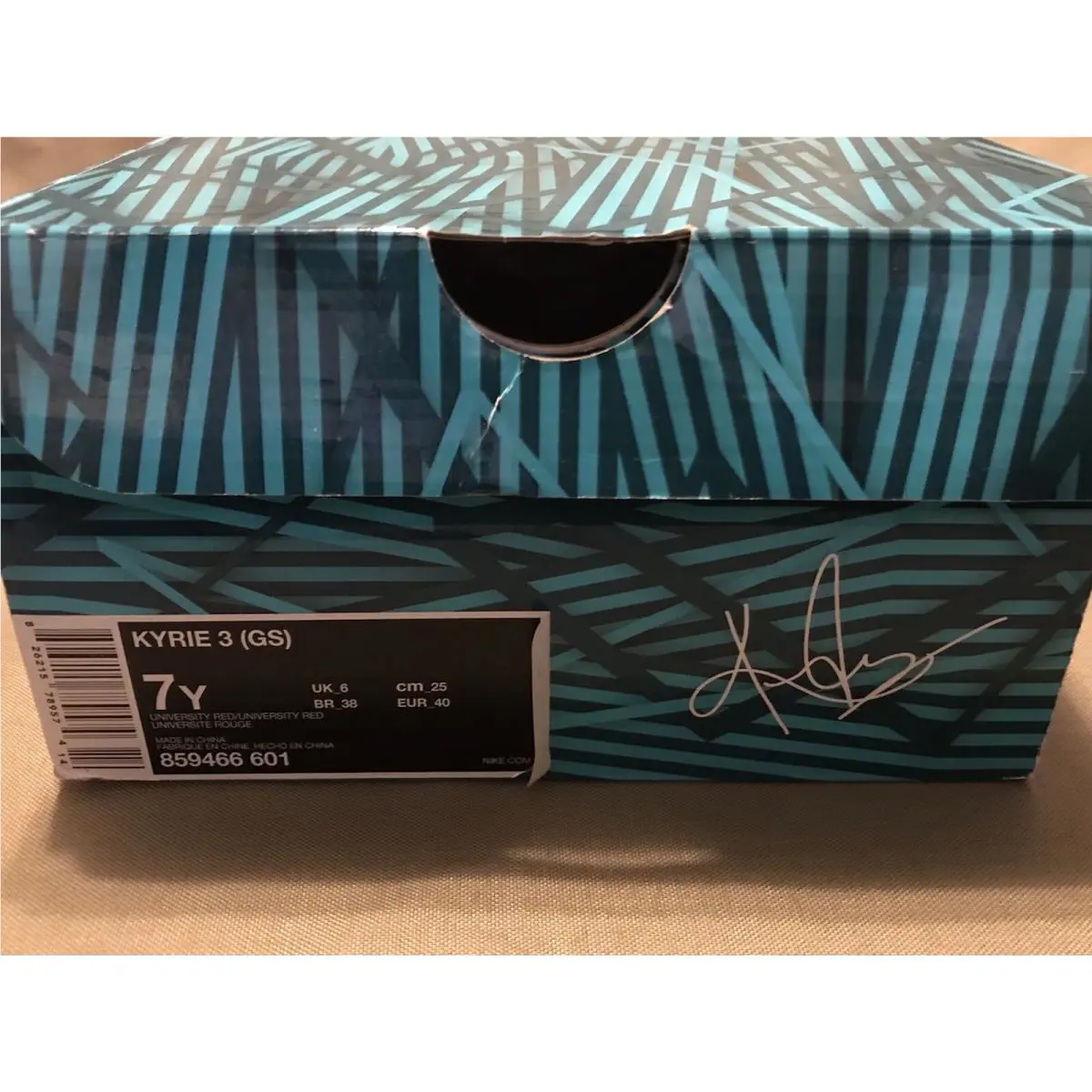 Nike shoes - Nike Kyrie 3 - Kyrie - University Red (UPC: 8262157895744) 10