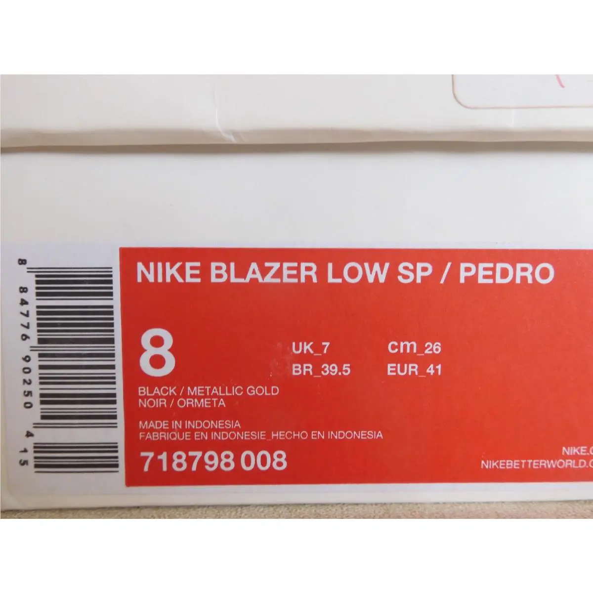 Nike shoes - Nike Blazer Low - Blazer Low - 718798-008 - Black (UPC: 884776902504) 6