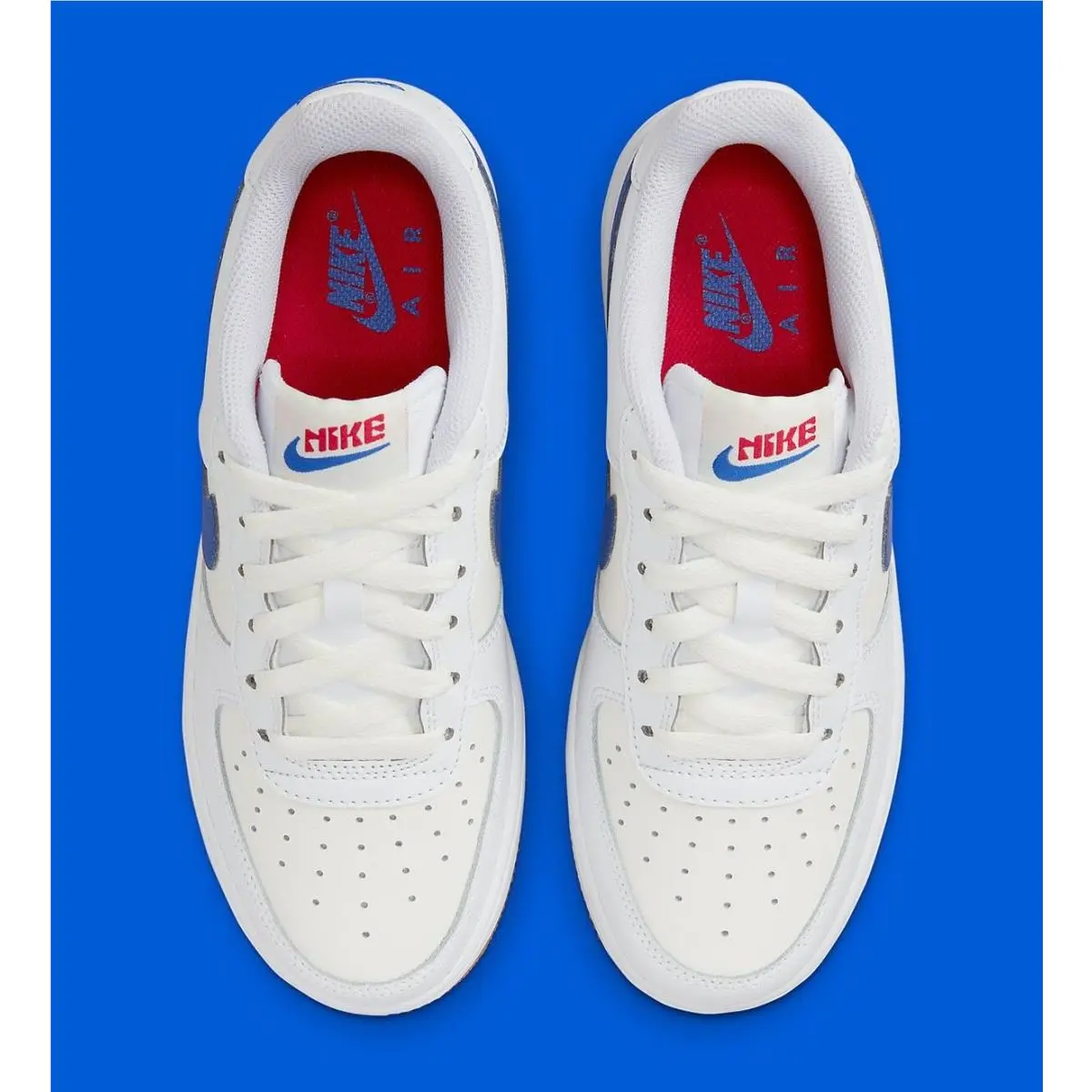 Nike shoes - Nike Air Force 1 - Air Force - White/Summit White/University Red/Game Royal 8