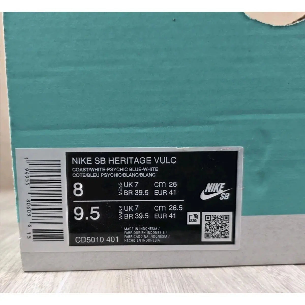 Nike shoes - Nike SB Heritage Vulc - Heritage Vulc - CD5010-401 - Blue 8