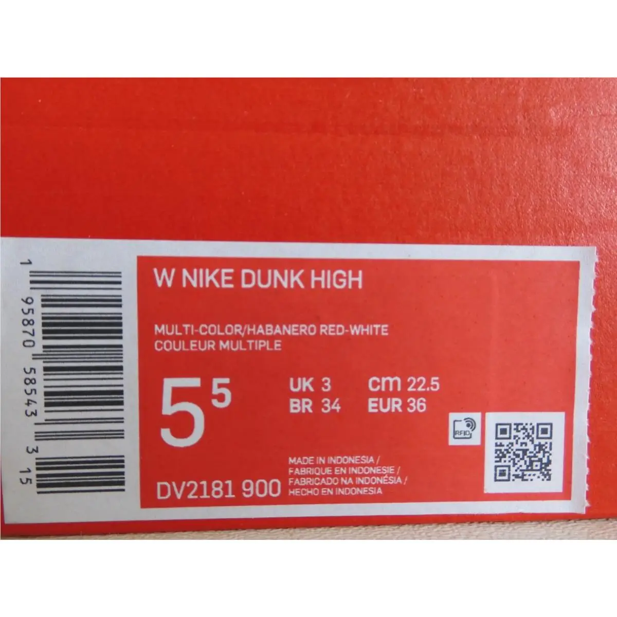 Nike shoes - Nike Dunk High - Dunk High - Multicolor (UPC: 195870585433) 3