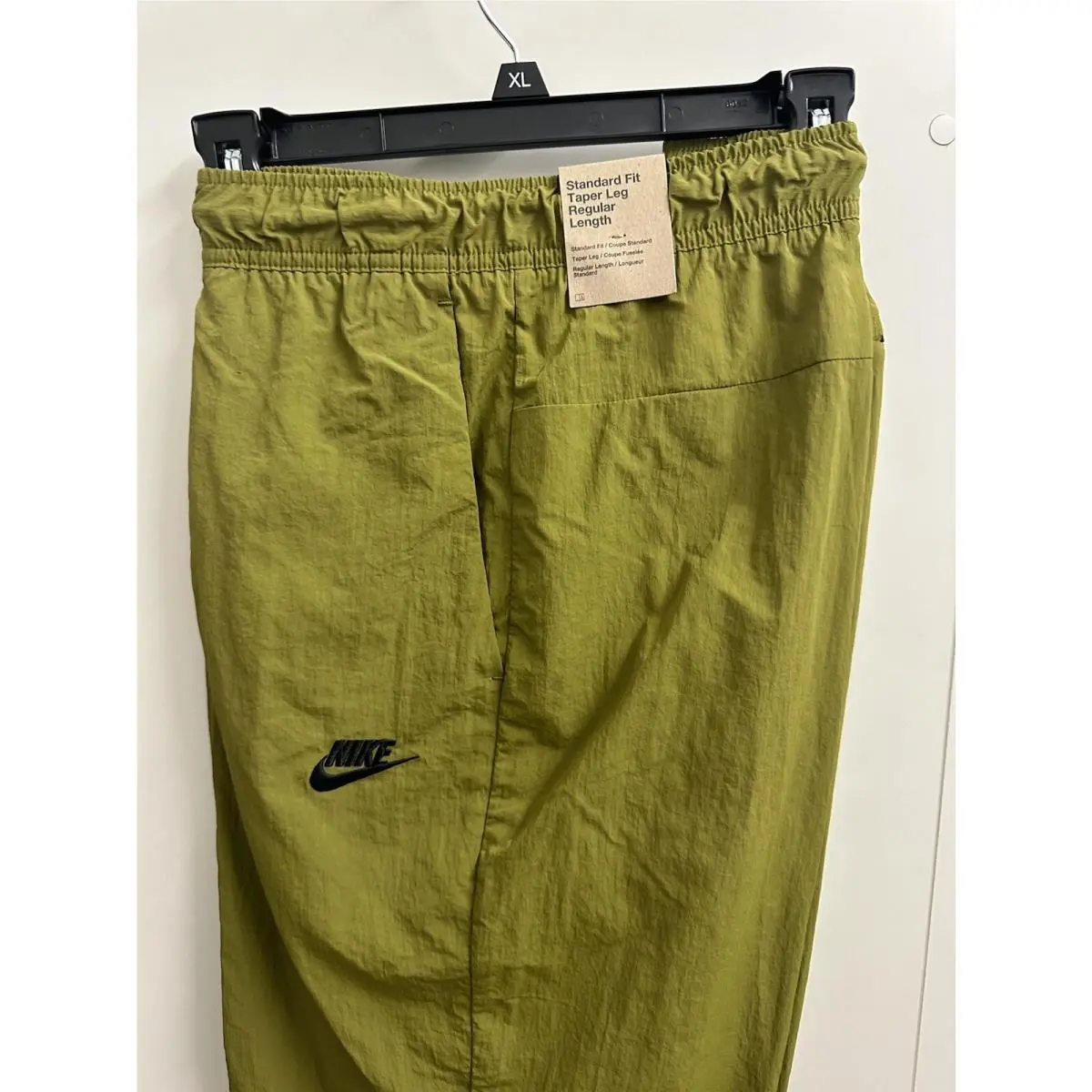 2026-NWTS-New Nike Sportswear Tech Woven Straight Pants Mens Xlg/pacfic Mose