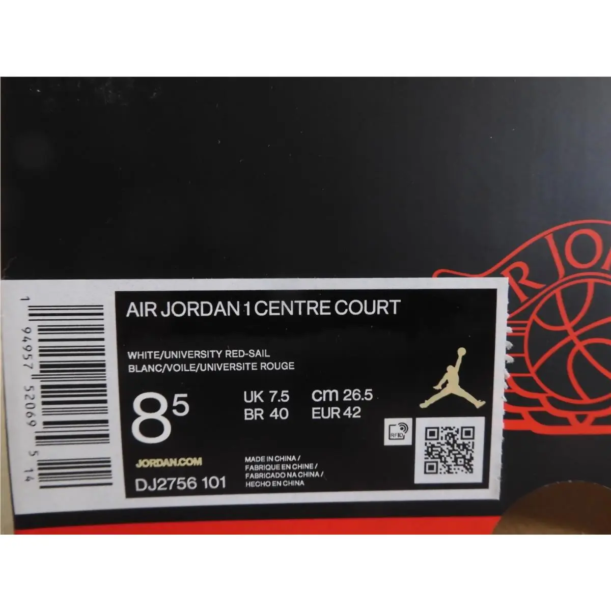 Nike shoes - Air Jordan 1 - Air - DJ2756-101 - White (UPC: 194957520695) 6