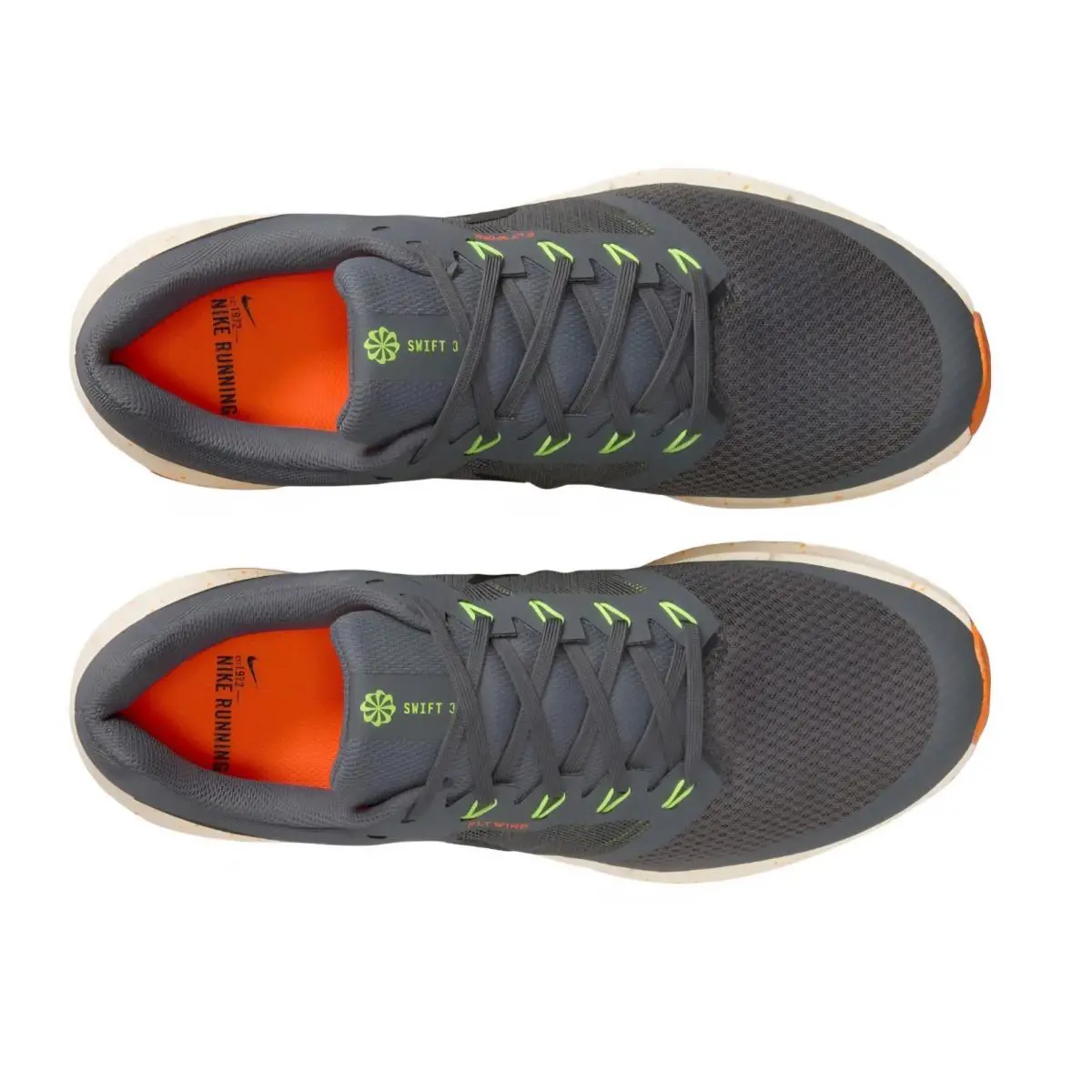 Nike shoes - Nike Run Swift 3 - Run Swift - HV5226-068 - Iron Grey/Black-Total Orange 3