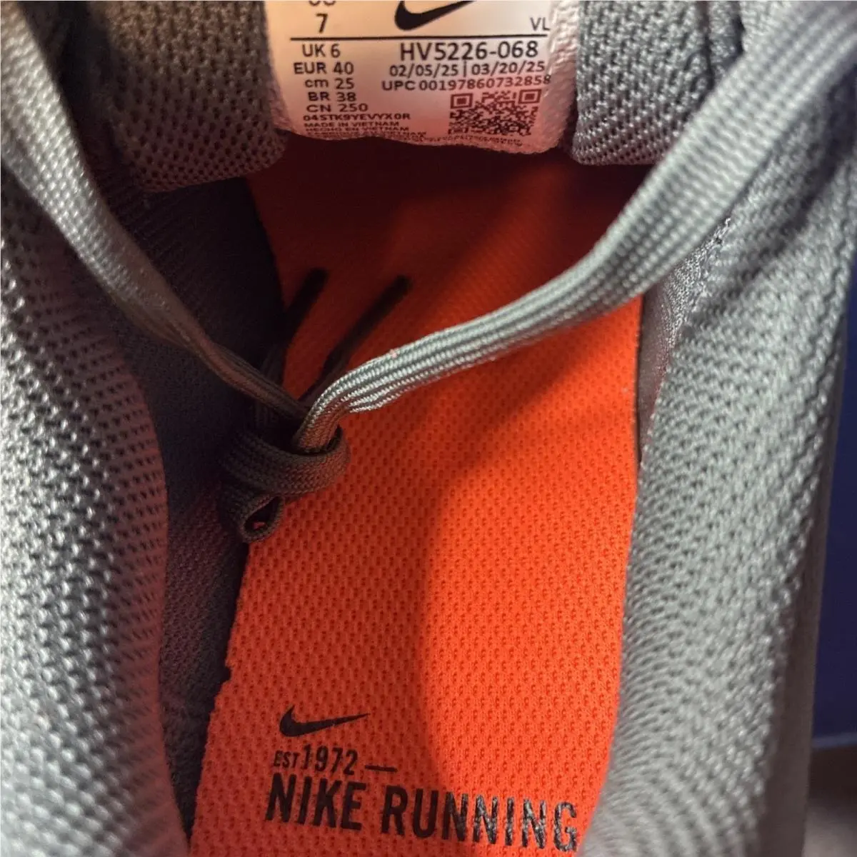 Nike shoes - Nike Run Swift 3 - Run Swift - HV5226-068 - Iron Grey/Black-Total Orange 4