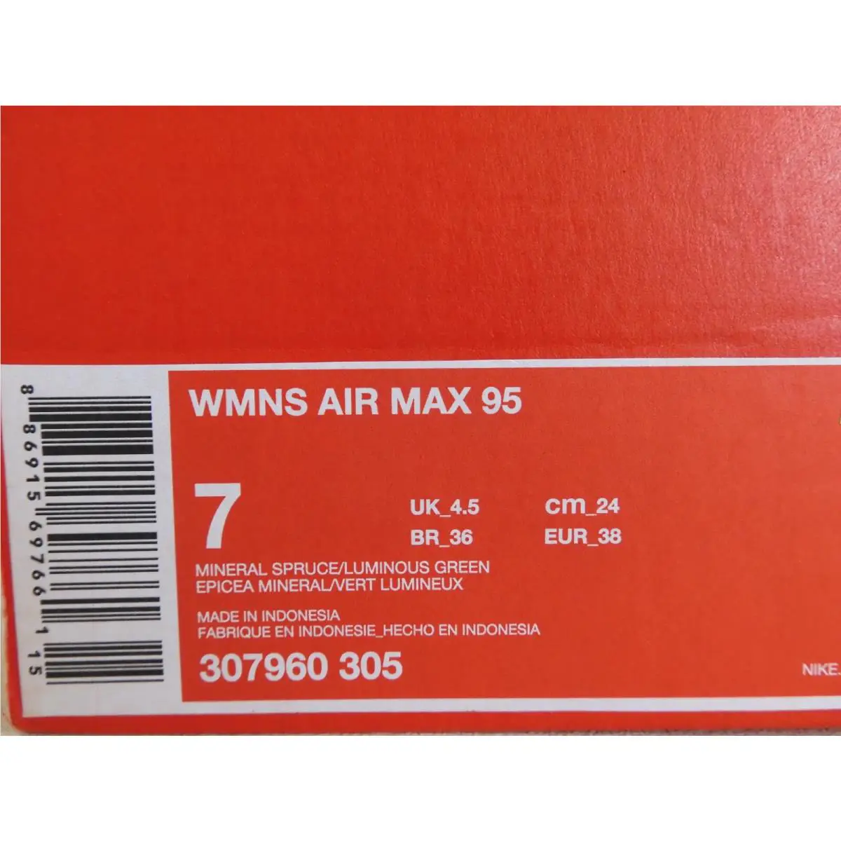 Nike shoes - Air Max 95 - Air Max - 307960 305 - Green (UPC: 886915697661) 3
