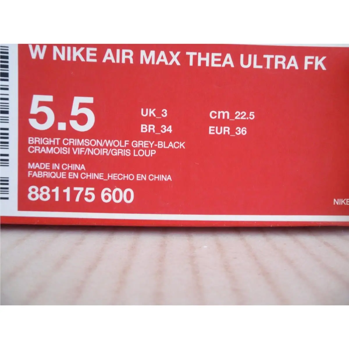 Nike shoes - Nike Air Max Thea - Air Max Thea - 881175-600 - Multi-Color (UPC: 886551061161) 3