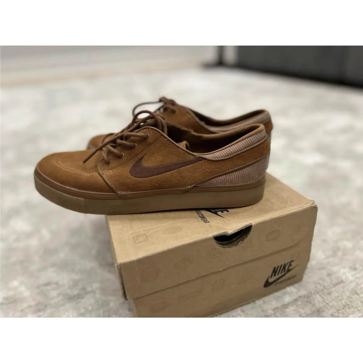 Nike shoes - Nike Zoom Janoski SB - Zoom Janoski - Brown 4