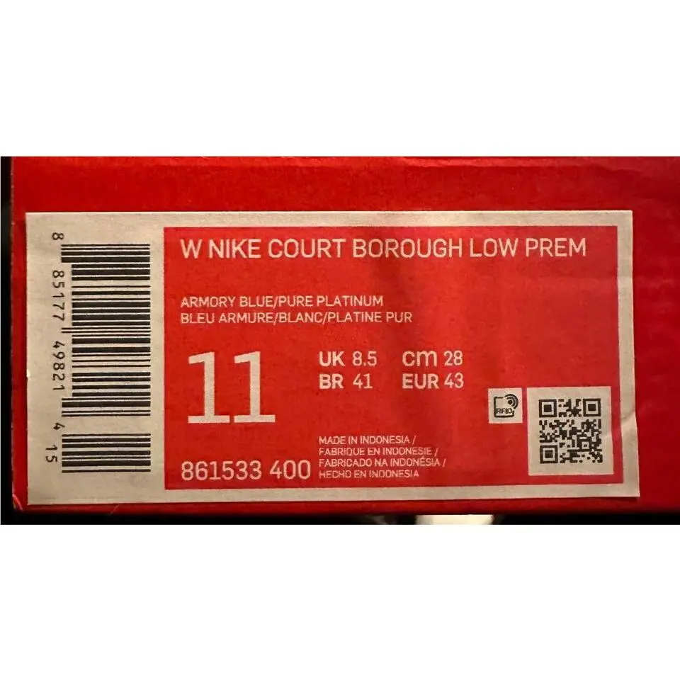 Nike shoes - Nike Court Borough - Court Borough - 861533-400 - Blue (UPC: 885177498214) 4