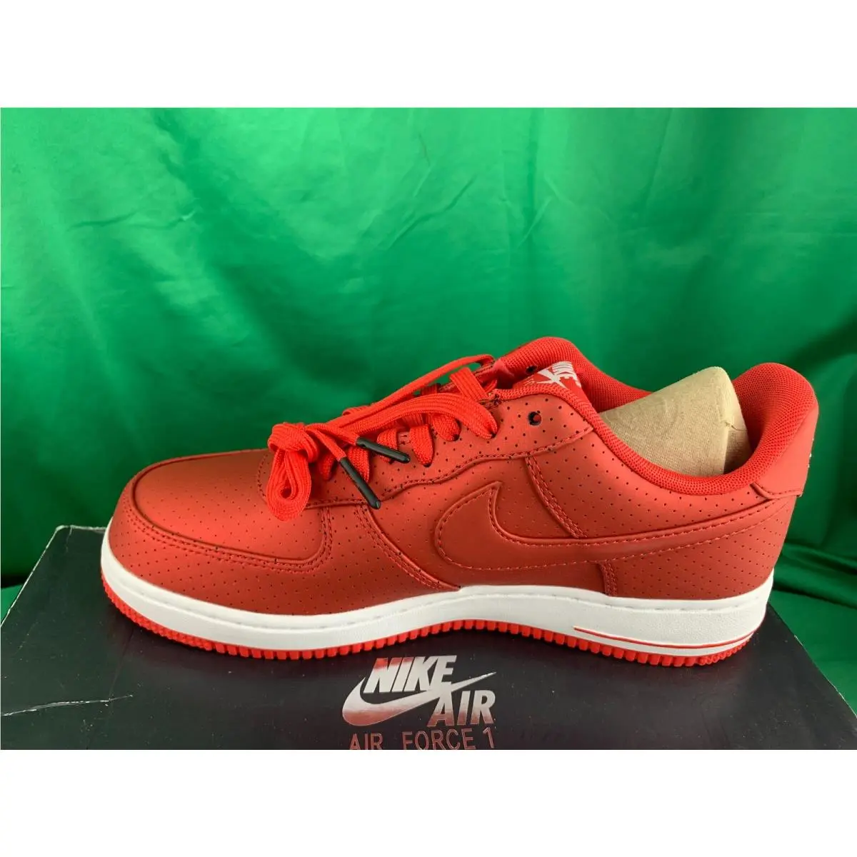 Nike shoes - Nike Air Force 1 `07 LV8 - 718152-607 - Red, Manufacturer: Red & White 2