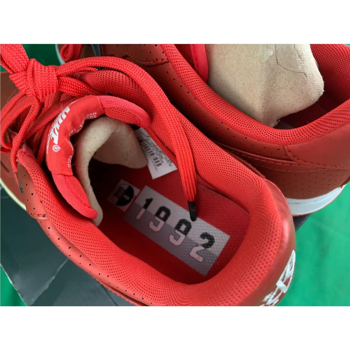 Nike shoes - Nike Air Force 1 `07 LV8 - 718152-607 - Red, Manufacturer: Red & White 4