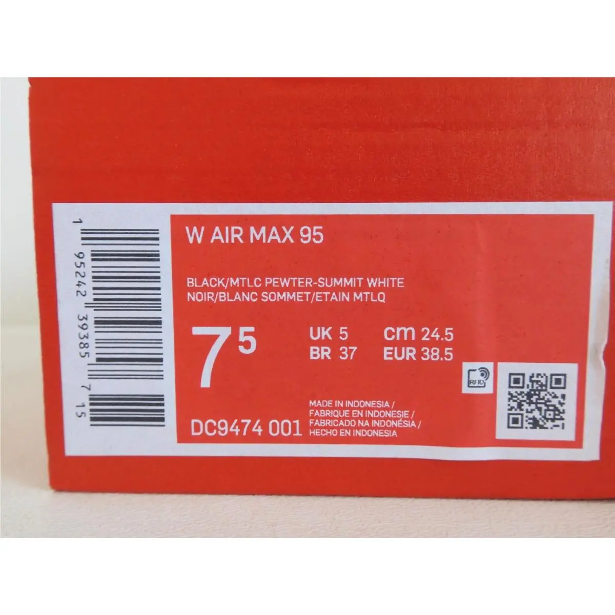 Nike shoes - Nike Air Max 95 - Air Max - Black (UPC: 195242393857) 3