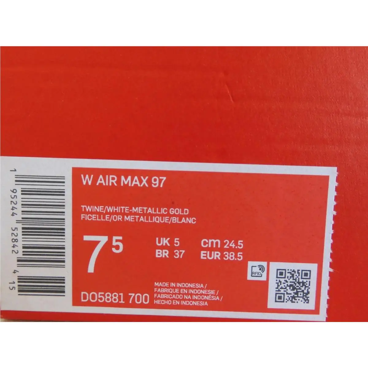 Nike shoes - Nike Air Max 97 - Air Max - Gold (UPC: 195244528424) 3