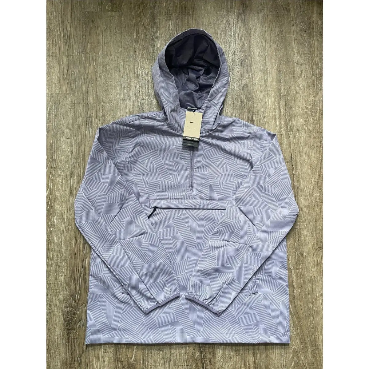 Nike Repel Unscripted 1/2 Zip Anorak Golf Jacket Purple Mens Sz Lg FJ6816-509