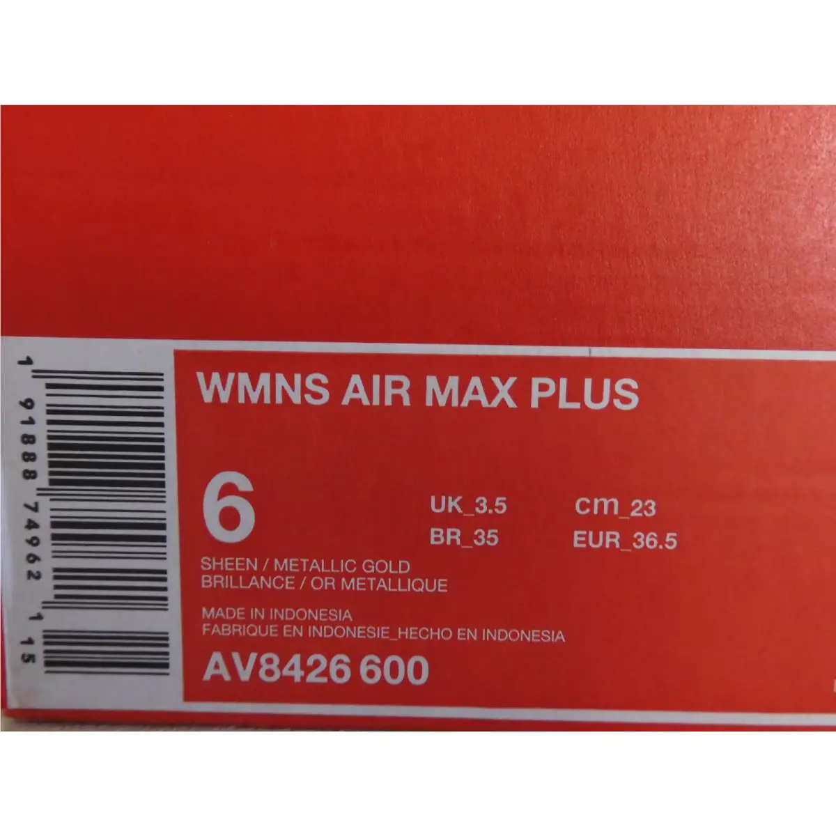 Nike shoes - Nike Air Max Plus - Air Max Plus - AV8426 600 - Pink (UPC: 191888749621) 3