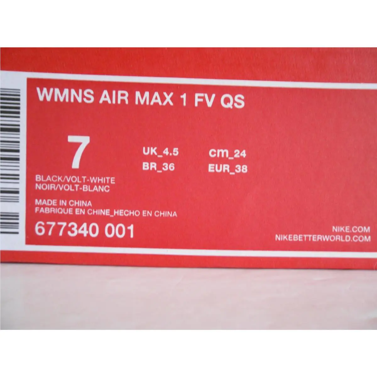 Nike shoes - Nike Air Max 1 - Air Max - 677340-001 - Black (UPC: 887232098230) 3