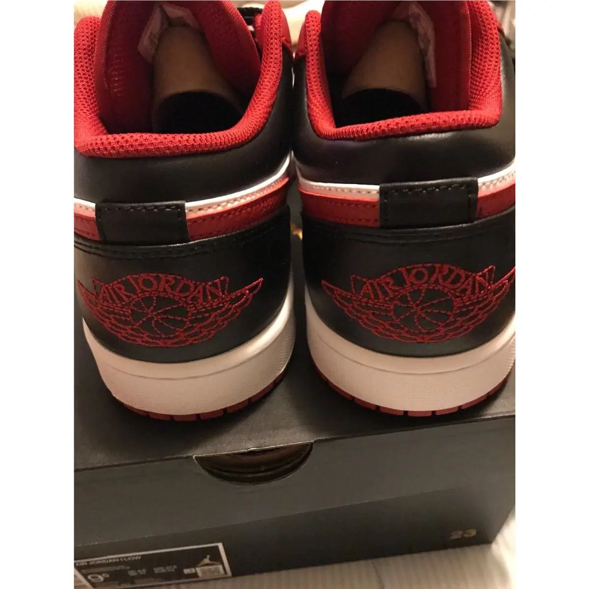 Nike shoes  - WHITE/Gym Red-Black 0